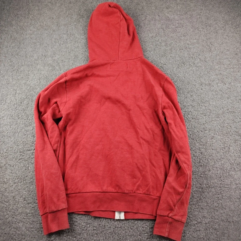 HEB Hoodie Jacket Full Zip Employee Uniform Red *Flaw
